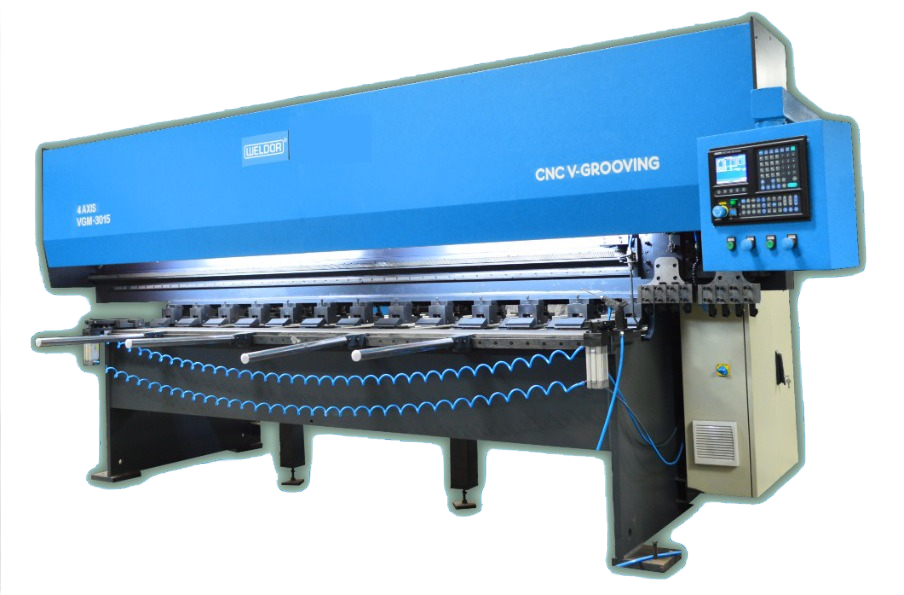 CNC v-grooving